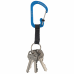 Chaveiro Nite Ize SlideLock Key Ring em alumínio azul